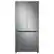 Front. Samsung - Open Box 25 cu. ft. 3-Door French Door Smart Refrigerator with Beverage Center - Stainless Steel.