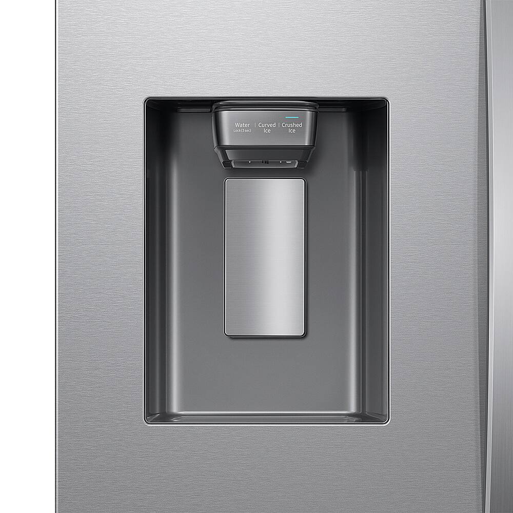 Alt View 15. Samsung - Open Box 26 cu. ft. French Door Counter Depth Smart Refrigerator with Four Types of Ice - Fingerprint Resistant Stainless Steel.