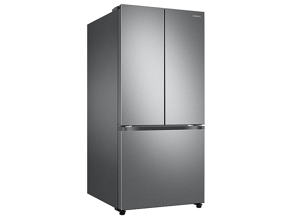 Alt View 1. Samsung - Open Box 25 cu. ft. 3-Door French Door Smart Refrigerator with Dual Auto Ice Maker - Stainless Steel.