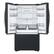 Alt View 13. Samsung - Open Box 32 cu. ft. 3-Door French Door Smart Refrigerator with Dual Auto Ice Maker - Matte Black.