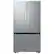 Front. Samsung - Open Box 32 cu. ft. 3-Door French Door Smart Refrigerator with Dual Auto Ice Maker - Fingerprint Resistant Stainless Steel.