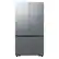 Front. Samsung - Open Box 27 cu. ft. 3-Door French Door Counter Depth Smart Refrigerator with Dual Auto Ice Maker - Fingerprint Resistant Stainless Look.