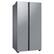Alt View 12. Samsung - Open Box BESPOKE Side-by-Side Counter Depth Smart Refrigerator with Beverage Center - Stainless Steel.