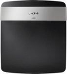 Front Zoom. Linksys - N600 Dual Band Wi-Fi Router - Black.