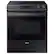 Front. Samsung - Open Box 6.3 cu. ft. Smart Instant Heat Slide-in Induction Range with Air Fry & Convection+ - Fingerprint Resistant Black Stainless Steel.