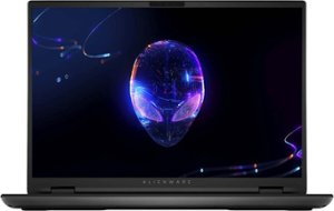 Alienware - m16 R2 QHD+ 240Hz Gaming Laptop - Intel Core Ultra 7 - 16GB Memory - NVIDIA GeForce RTX 4070 - 1TB SSD - Dark Metallic Moon - Front_Zoom