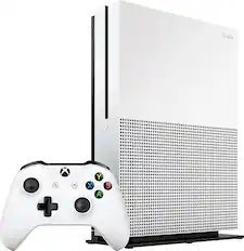 Front. Microsoft - Geek Squad Certified Refurbished Xbox One S 1TB Console Bundle - White.