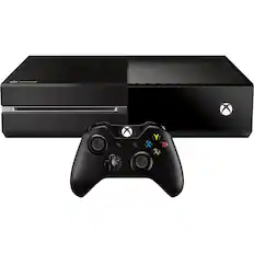 Front. Microsoft - Geek Squad Certified Refurbished Xbox One Console - Black.