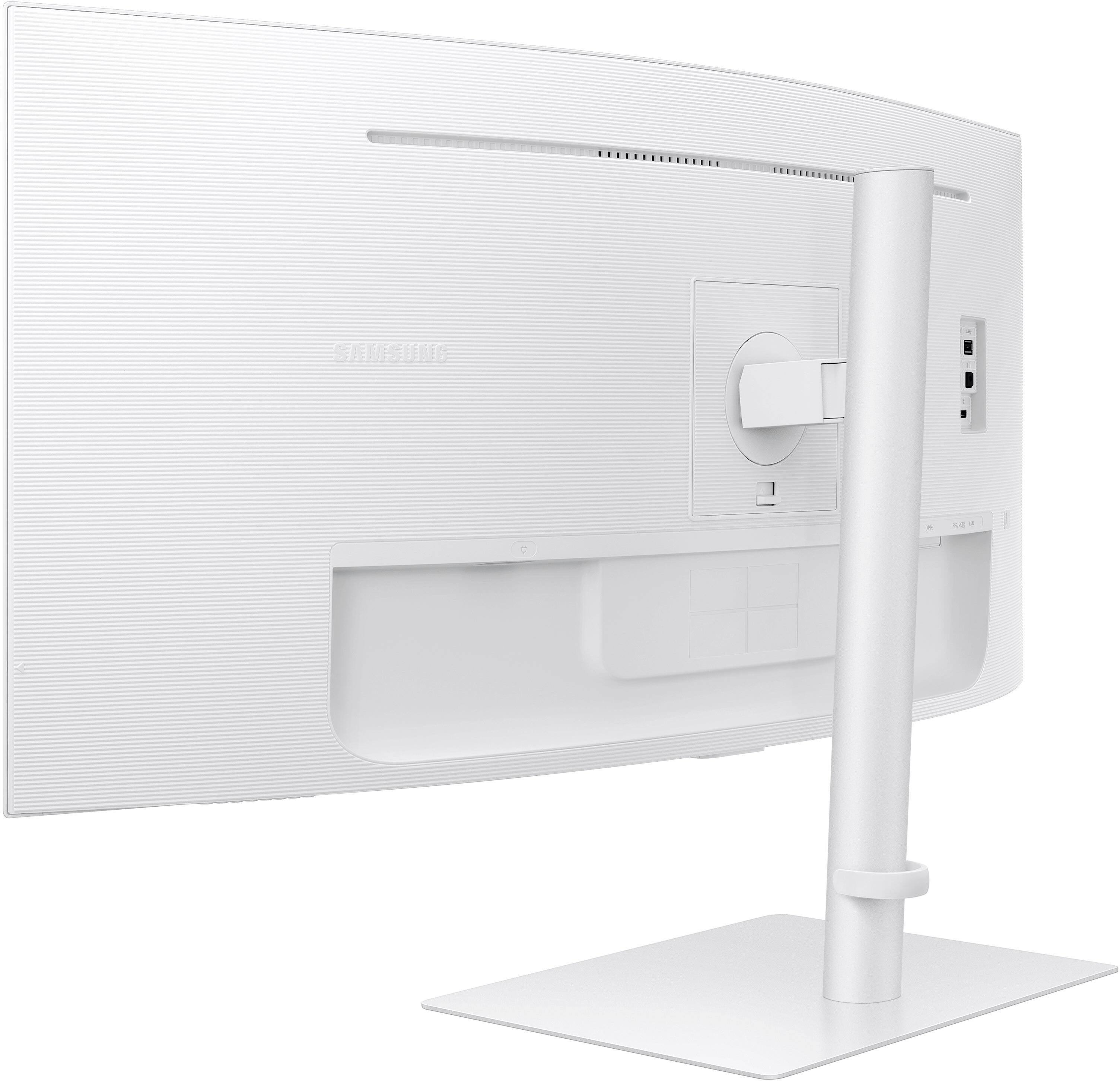 Alt View 16. Samsung - 34" ViewFinity S65TC Ultra-WQHD 100Hz AMD FreeSync HDR10 Curved Monitor with Thunderbolt 4 and Built-in Speakers - WARM WHITE.