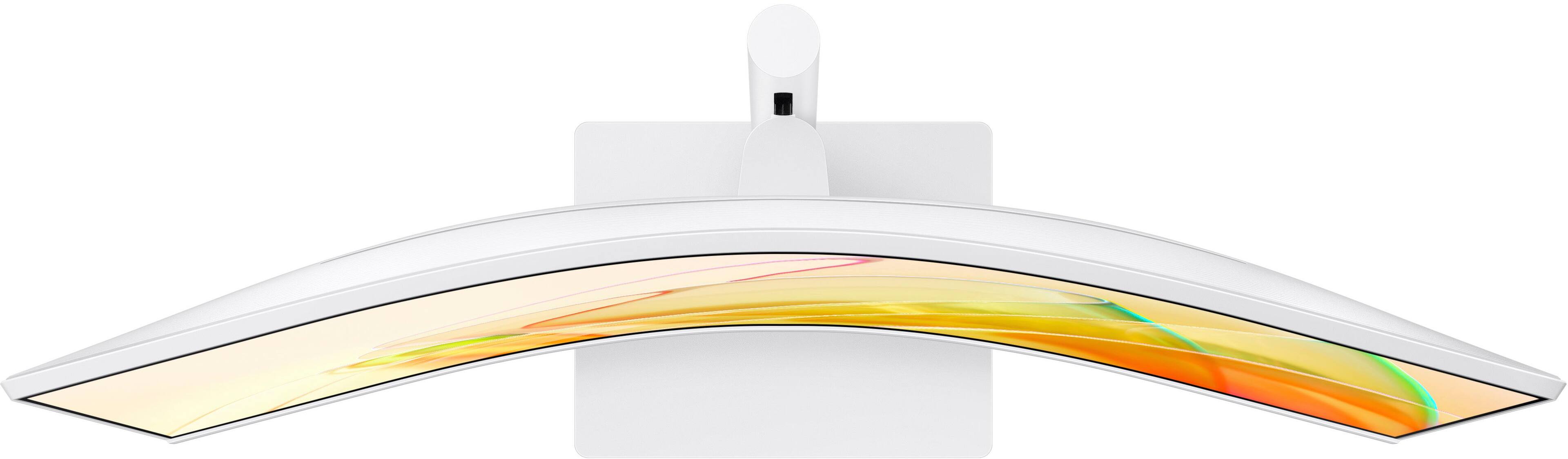 Alt View 17. Samsung - 34" ViewFinity S65TC Ultra-WQHD 100Hz AMD FreeSync HDR10 Curved Monitor with Thunderbolt 4 and Built-in Speakers - WARM WHITE.