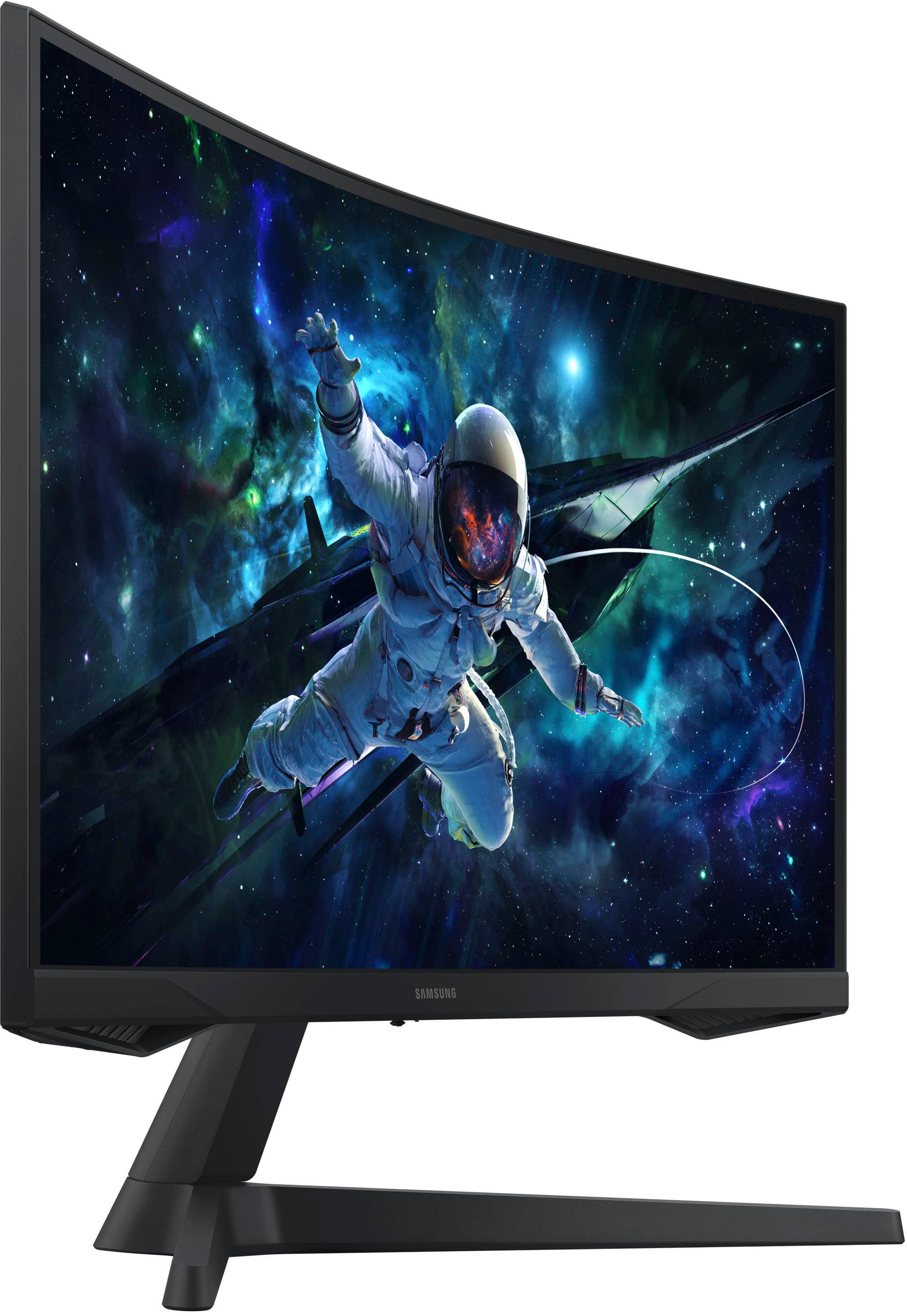 Alt View 14. Samsung - 27" Odyssey 1000R Curved QHD 165Hz 1ms AMD FreeSync Gaming Monitor (DP, HDMI) - Black.