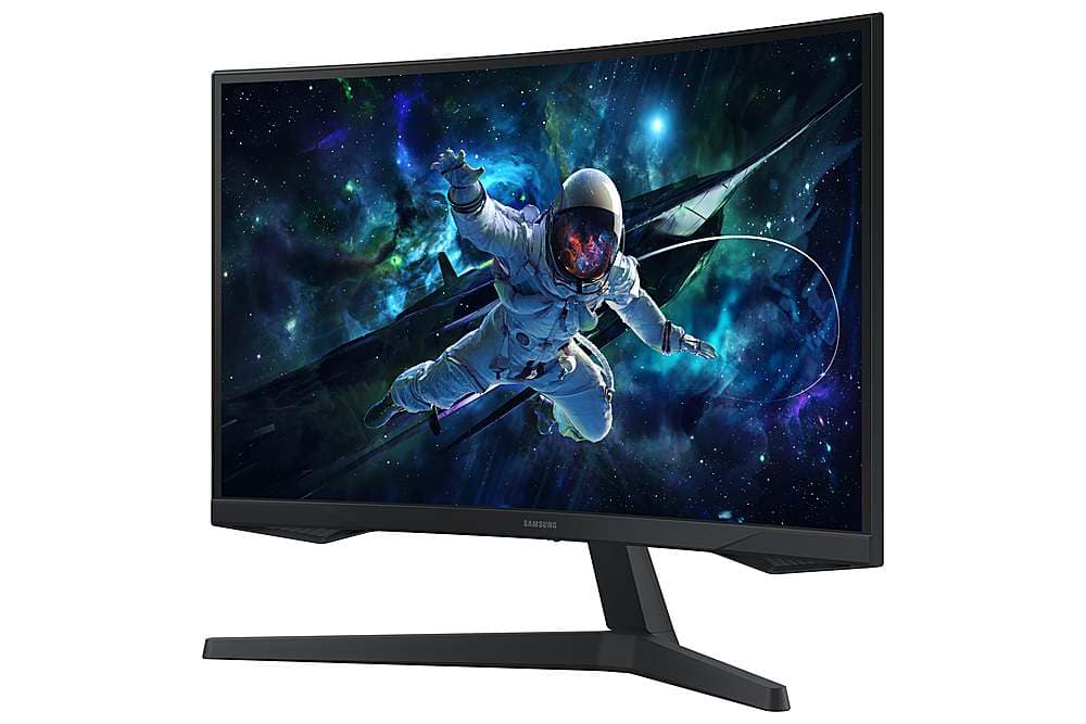Alt View 11. Samsung - 32" Odyssey 1000R Curved QHD 165Hz 1ms AMD FreeSync Gaming Monitor (DP, HDMI) - Black.