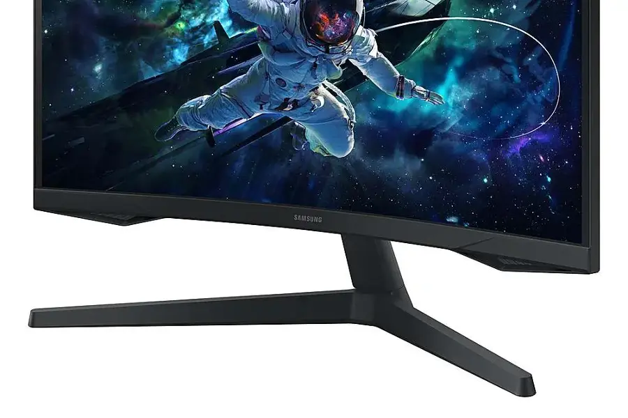 Alt View 20. Samsung - 32" Odyssey 1000R Curved QHD 165Hz 1ms AMD FreeSync Gaming Monitor (DP, HDMI) - Black.