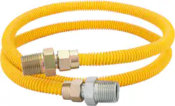 Smart Choice - 4' X 3/8" Gas Connector Kit - Front_Zoom