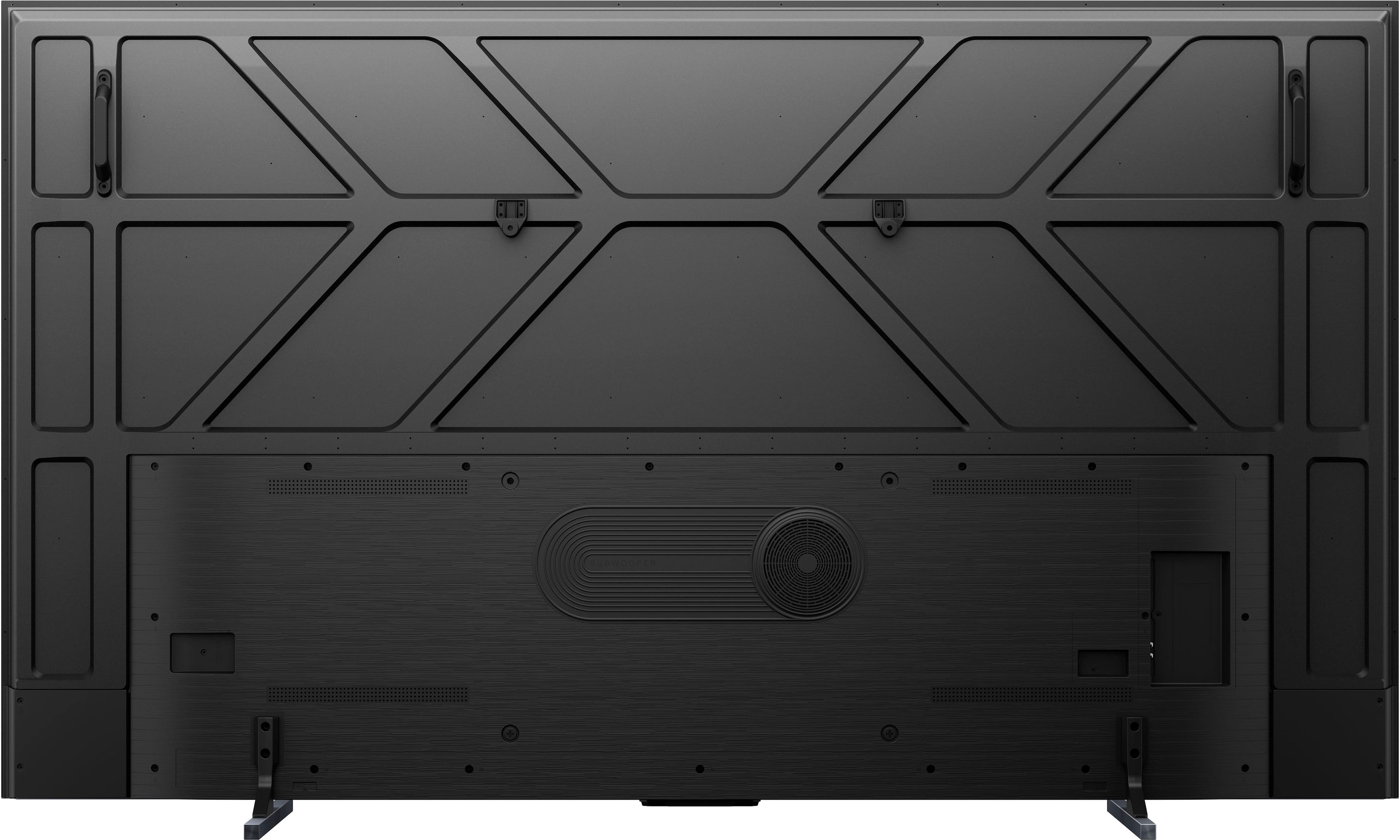 Back. Hisense - 100" Class U76 Series 4K QLED UHD Smart Google TV - Black.