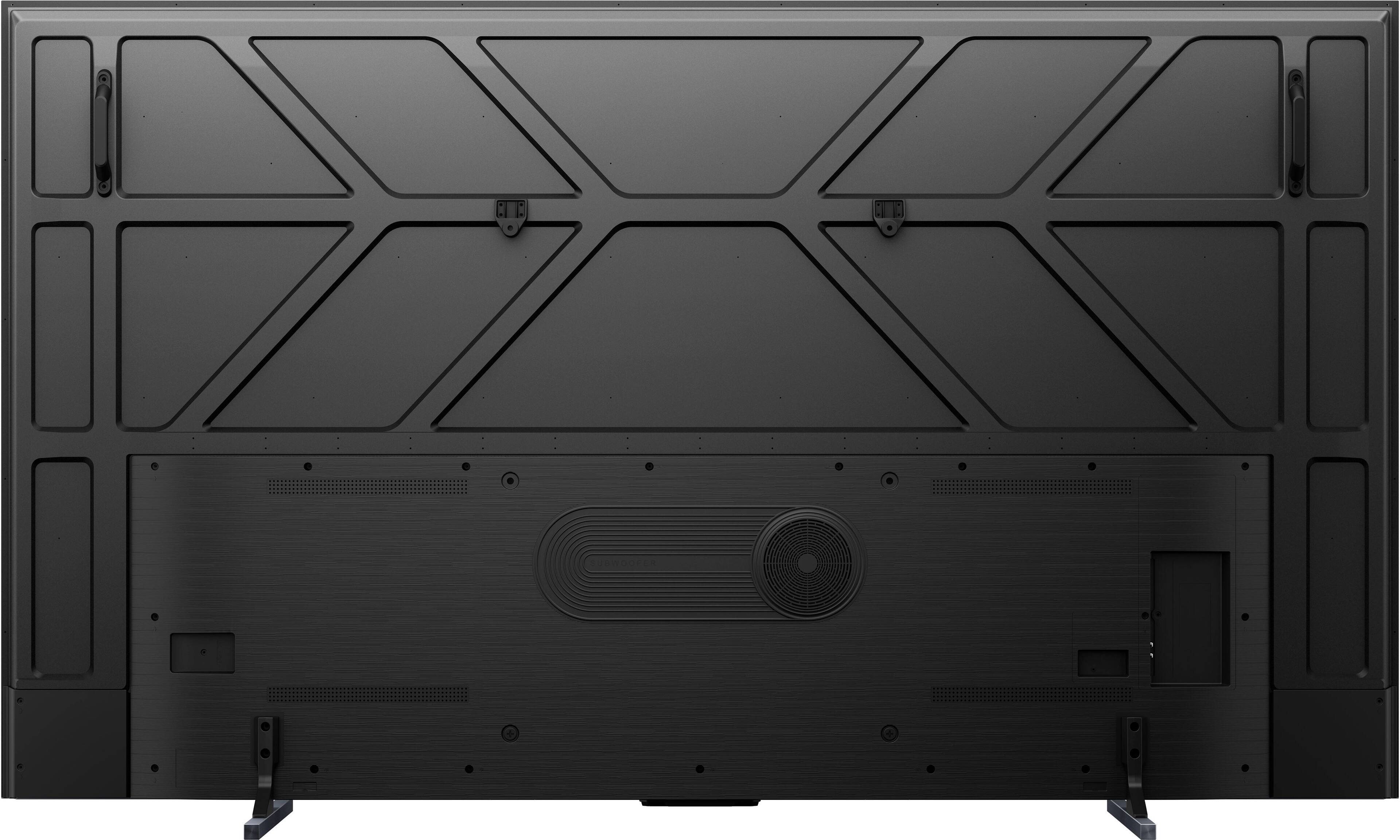 Back. Hisense - 100" Class U76 Series 4K QLED UHD Smart Google TV - Black.