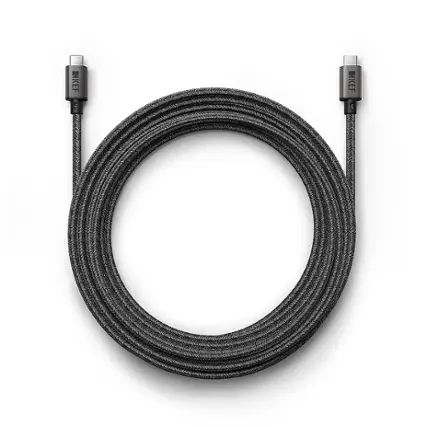 Front. KEF - C-Link Interspeaker Cable - Black.