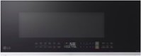 LG - 1.3 Cu. Ft. Low-Profile Over-The-Range Microwave with Sensor Cook and EasyClean - Black - Front_Zoom