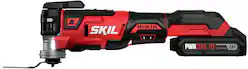 Skil - 20V BL Oscillating Tool Kit - Red/Black - Left_Zoom