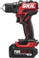 Angle. Skil - SKIL PWR CORE 20™ Brushless 20V 1/2 IN. Compact Drill Driver Kit - Black/Red.