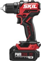 SKIL PWR CORE 20™ Brushless 20V 1/2 IN. Compact Drill Driver Kit - Black/Red - Angle_Zoom