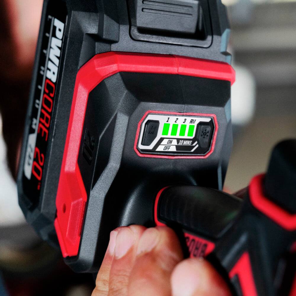 Alt View 16. Skil - SKIL PWR CORE 20 Brushless 20V 3/8 IN. Compact Impact Wrench Kit - Black/Red.