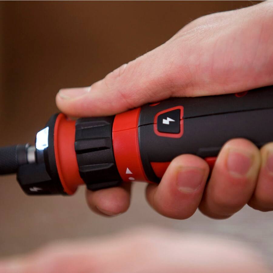 Sensor Screwdriver Skil Rechargeable 4V Screwdriver with Circuit Sensor Technology red ...