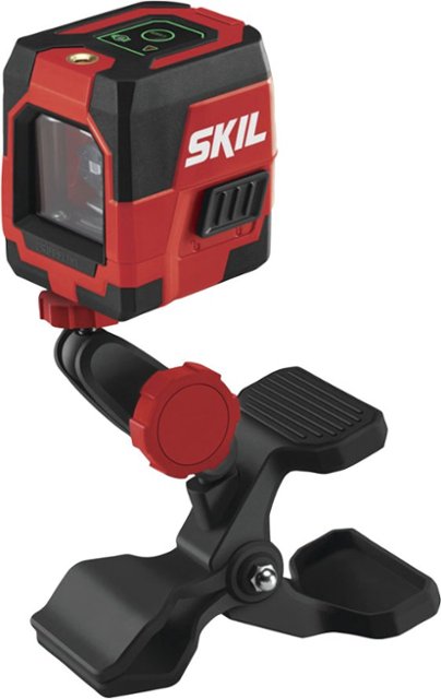 Front. Skil - SKIL Self-Leveling Green Cross Line Laser with Projected Measuring Marks - Black/Red.