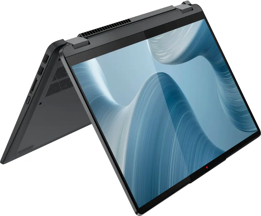 Alt View 14. Lenovo - Flex 5i 14" FHD Touchscreen 2-in-1 Laptop - Intel Core i3-1215U with 8GB Memory - Intel UHD Graphics - 256GB SSD - Storm Grey.