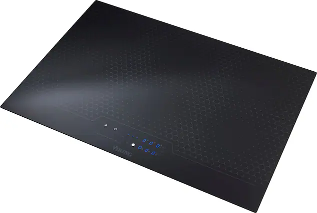 Front. Viking - 3-Series Induction Cooktop - Black ceramic glass.