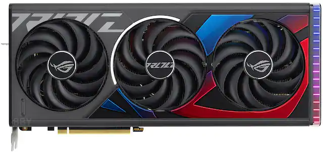 Front. ASUS - ASUS - ROG Strix NVIDIA GeForce RTX 4070 Ti SUPER Overclock 16GB GDDR6X PCI Express 4.0 Graphics Card - Black.