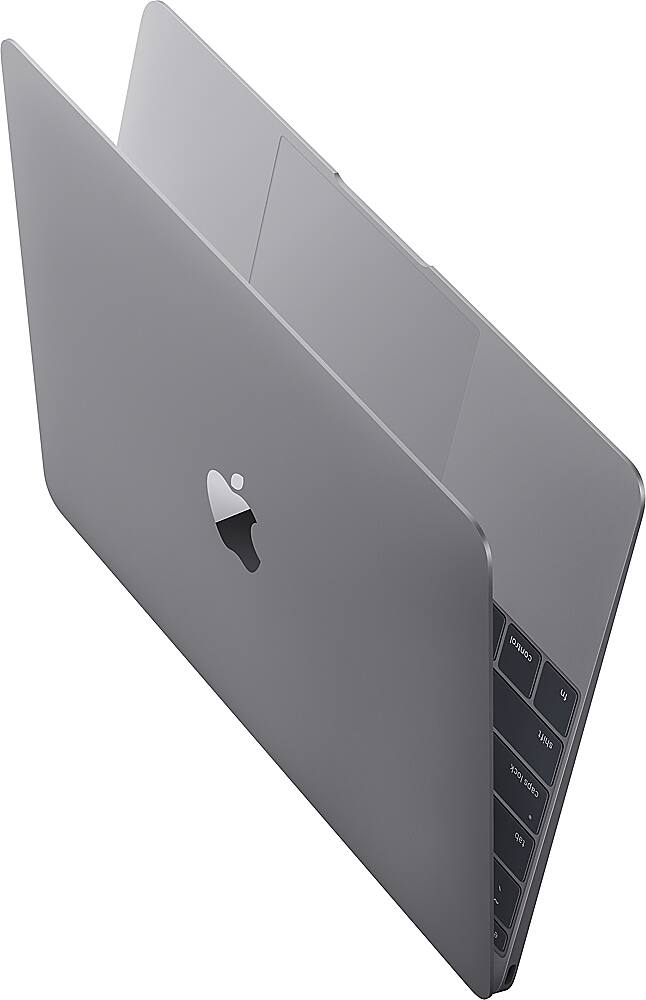 Alt View 12. Apple - Geek Squad Certified Refurbished Macbook® - 12" Display - Intel Core M3 - 8GB Memory - 256GB Flash Storage - Space Gray.