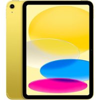 Certified Refurbished - Apple iPad 10.9" (10th Generation) Wi-Fi+Cellular - 64GB - Yellow - Front_Zoom