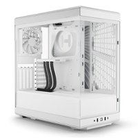 HYTE - Y40 ATX Mid-Tower PC Case - Snow White - Front_Zoom