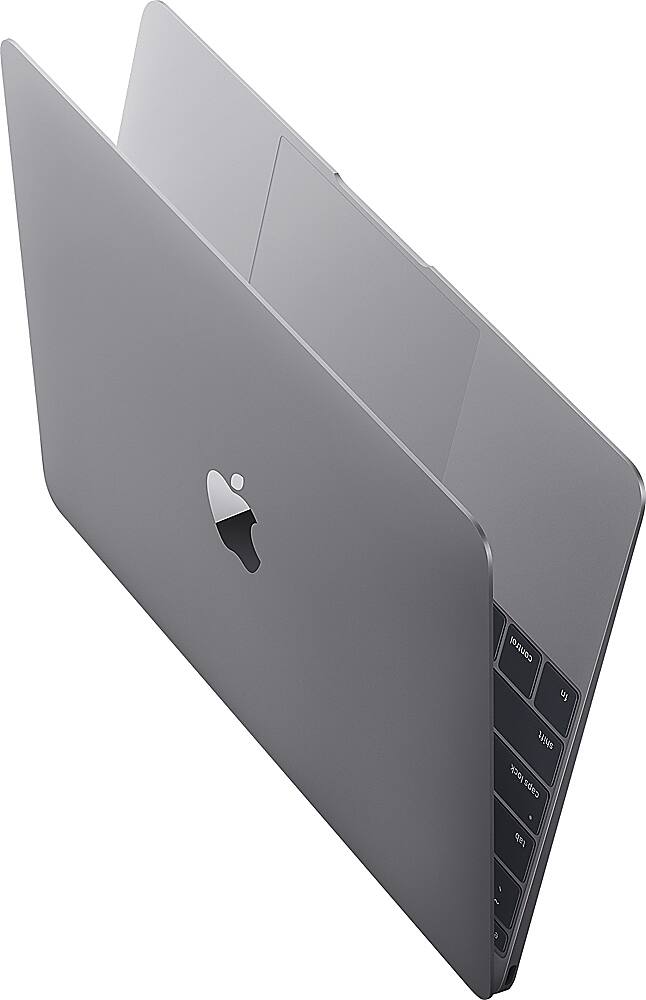Alt View 1. Apple - Geek Squad Certified Refurbished MacBook® - 12" Display - Intel Core M - 8GB Memory - 512GB Flash Storage - Space Gray.