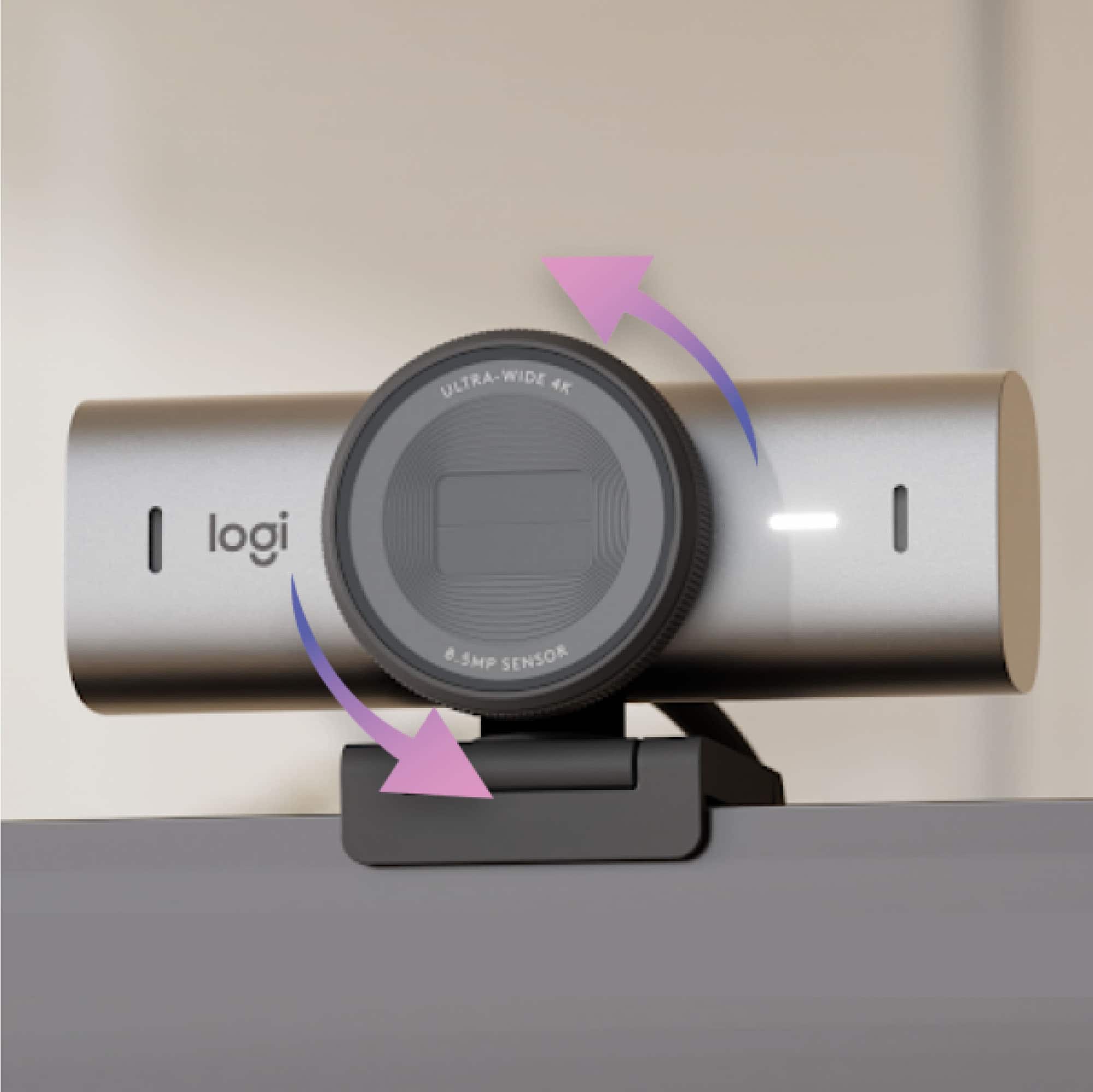 Ultra-wide 4K sensor by Logi.