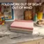 Fold work out of sight, out of mind.