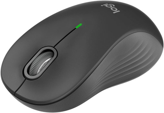 Front Zoom. Logitech - Signature M550 L Full Size Bluetooth Mouse with Silent Clicks - Graphite.