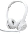 Front Zoom. Logitech - H390 Wired USB On-Ear Stereo Headphones - Off-White.
