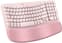 Logitech - Wave Keys Ergonomic Wireless Membrane Keyboard for Windows/Mac with Integrated Palm-rest - Rose