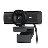 Logitech - MX Brio Ultra HD 4K Video Conference, Gaming and Streaming Webcam - Black