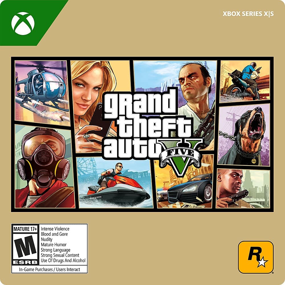 Front. Rockstar Games - Grand Theft Auto V.