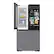 Alt View 11. Samsung - Bespoke 29 Cu. Ft. 4-Door Flex French Door Smart Refrigerator with AI Family Hub+ and AI Vision Inside - Stainless Steel.