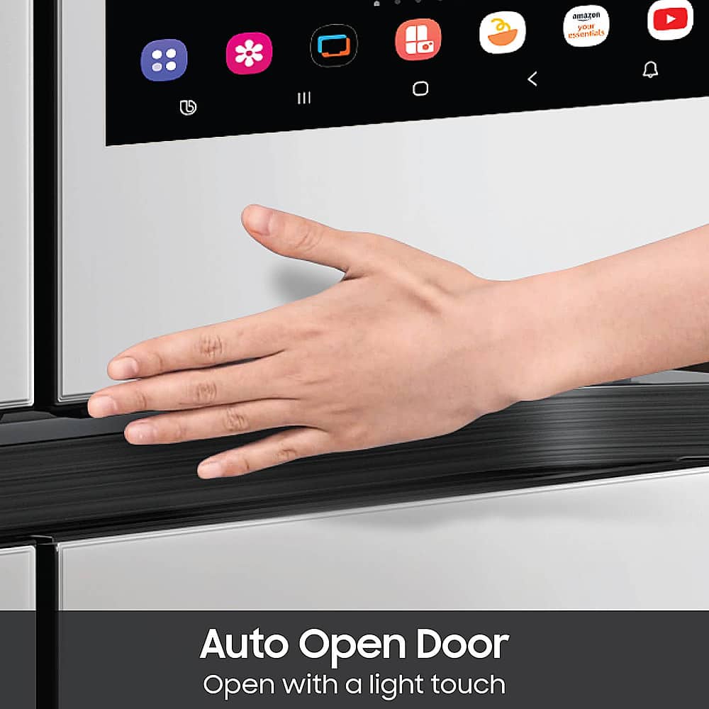 Auto Open Door: Open with a light touch.