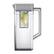 Alt View 23. Samsung - Bespoke 23 Cu. Ft. 4-Door Flex French Door Counter Depth Refrigerator with Beverage Zone and Auto Open Door - White Glass.