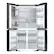 Alt View 18. Samsung - Bespoke 23 Cu. Ft. 4-Door Flex French Door Counter Depth Refrigerator with AI Family Hub+ and AI Vision Inside - Stainless Steel.
