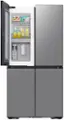 Alt View 11. Samsung - Bespoke 29 Cu. Ft. 4-Door Flex French Door Refrigerator with Beverage Center - Stainless Steel.