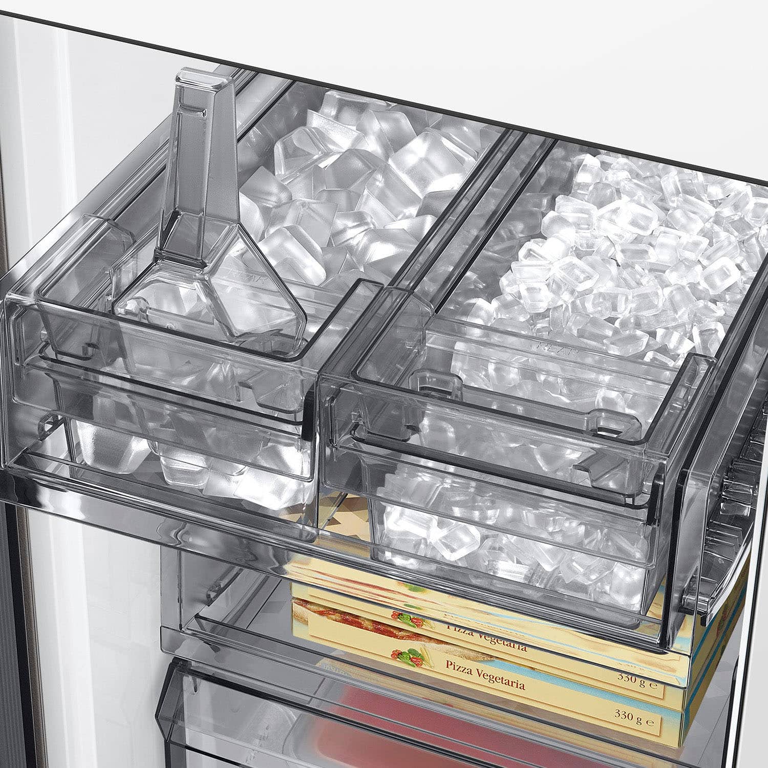 Alt View 19. Samsung - Bespoke 29 Cu. Ft. 4-Door Flex French Door Refrigerator with Beverage Center - Stainless Steel.