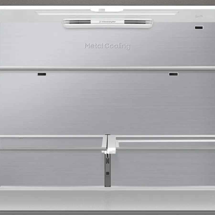 Alt View 24. Samsung - Bespoke 29 Cu. Ft. 4-Door Flex French Door Refrigerator with Beverage Center - Stainless Steel.