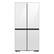 Angle. Samsung - Bespoke 23 Cu. Ft. 4-Door Flex French Door Counter Depth Refrigerator with Beverage Center (panels sold separately) - Custom Panel Ready.